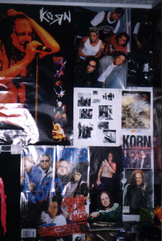 KoRn wall again....it keeps going and going and going... (sorry for the glares, yet again) This picture is at the end of the first wall..just so you know.