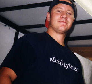 Mark, the head roadie for Strung Out......Allrightythen!  hehehe :-D