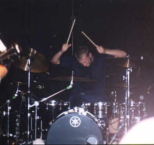 Mike J. (drummer--duh)--Simon Says..... Look at all the force he uses! Good Good Good!