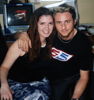 Me & Gally, while I was visiting the StreetWise office....I had so much fun!:-D