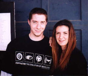 Me and Jake at the No One video shoot.  This was the first day we met. Don't we look like we've been friends for years! ;)  I look all goofy..oh well.