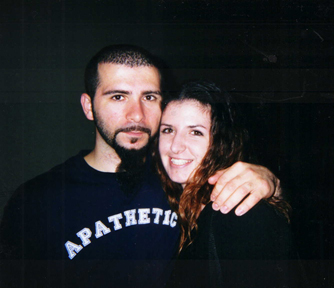 Me and John Dolmayan...the kick ass drummer for System Of A Down!!!