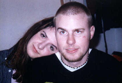 Me & Tony...when the party was winding down. I was pretty umm..HI MOM!! in that picture..can you tell?:)  Tony-I miss you so much, and I still love you-always and forever!